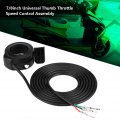 Fydun Thumb Throttle Speed Control Assembly Black 22mm 7 8inch For E-bike Electric Bike Scooters