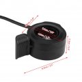 Fydun Thumb Throttle Speed Control Assembly Black 22mm 7 8inch For E-bike Electric Bike Scooters