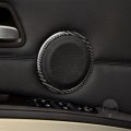 Nvcnx Real Premium Carbon Fiber Car Door Speaker Ring Cover Interior Trim Compatible With Bmw 3 Series E90 E92 E93 325i 328i