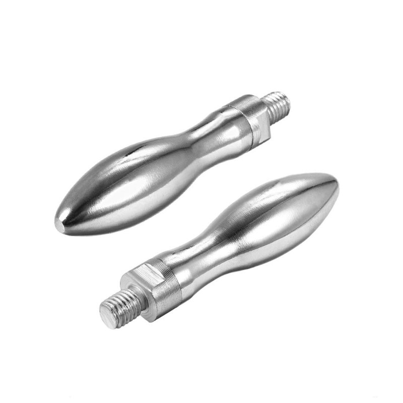 Clamping Handles Screw Knobs M10 X 12mm Threaded Steel Revolving Handle Grip 2pcs