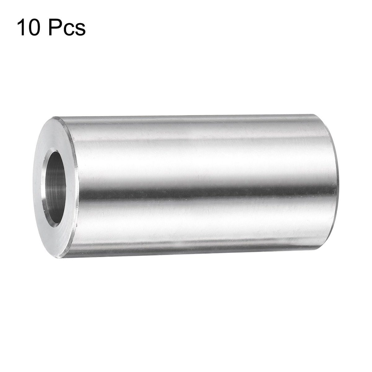 10pcs Stainless Steel Spacer 2 In Bore X 1 Od Length Round Metal Screw Bushing Plain Finish For M12 Screws Bolts And Rods