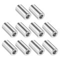 10pcs Stainless Steel Spacer 2 In Bore X 1 Od Length Round Metal Screw Bushing Plain Finish For M12 Screws Bolts And Rods 