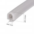 Uxcell T-slot Mount Window Weatherstrip Seal 6 5mm Bulb Bubble For 4mm Slot 3 Meters Long Gray