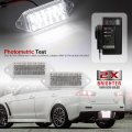 Nslumo Lancer Led License Plate Light Number Lamp For Mitsubishi Evo X 2003-2017 Super Bright Canbus Error Free 12v Rear Tag