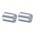 2 Pcs Galvanized Steel Spacer 1 Bore X 3 4 Od Length Unthreaded Standoff Bushing Plain Finish Round Metal Fits M12 Screws Bolts 
