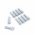 2pcs 15mm 5x112 5x100 Hubcentric Wheel Spacers With 10pcs Silver Lug Bolts Cone Seat For Audi Tt A3 A4 A6 A8 S4 S6 S8