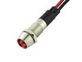 Alpinetech Pl8-r 8mm 5 16 Red 12v Led Metal Signal Indicator Pilot Dash Light 