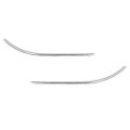 Front Bumper Trim Molding Left Right For Benz C250 C300 C350 2012-2015 A2048853721 A2048853821 2048853721 2048853821 Silver 