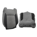 Front Driver And Passenger Side Top Lean Back Gray-black Cloth Seat Cover Replacement For Tundra 2014-2021 