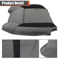 Front Driver And Passenger Side Top Lean Back Gray-black Cloth Seat Cover Replacement For Tundra 2014-2021