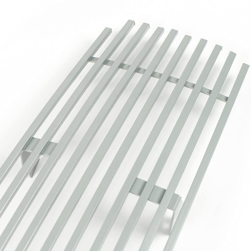 Front Upper Bumper Chrome Billet Grille For 2009-2014 Nissan Maxima Silver