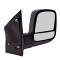 Brock Aftermarket Replacement Passenger Right Manual Mirror Textured Black With Dual Glass For 2008-2022 Chevy Express 