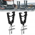 Atv Gun Mount Bow Rack For 0 79in-1 97in Square Tube Tools Holder With Rubber Straps Utv Flat Cargo 