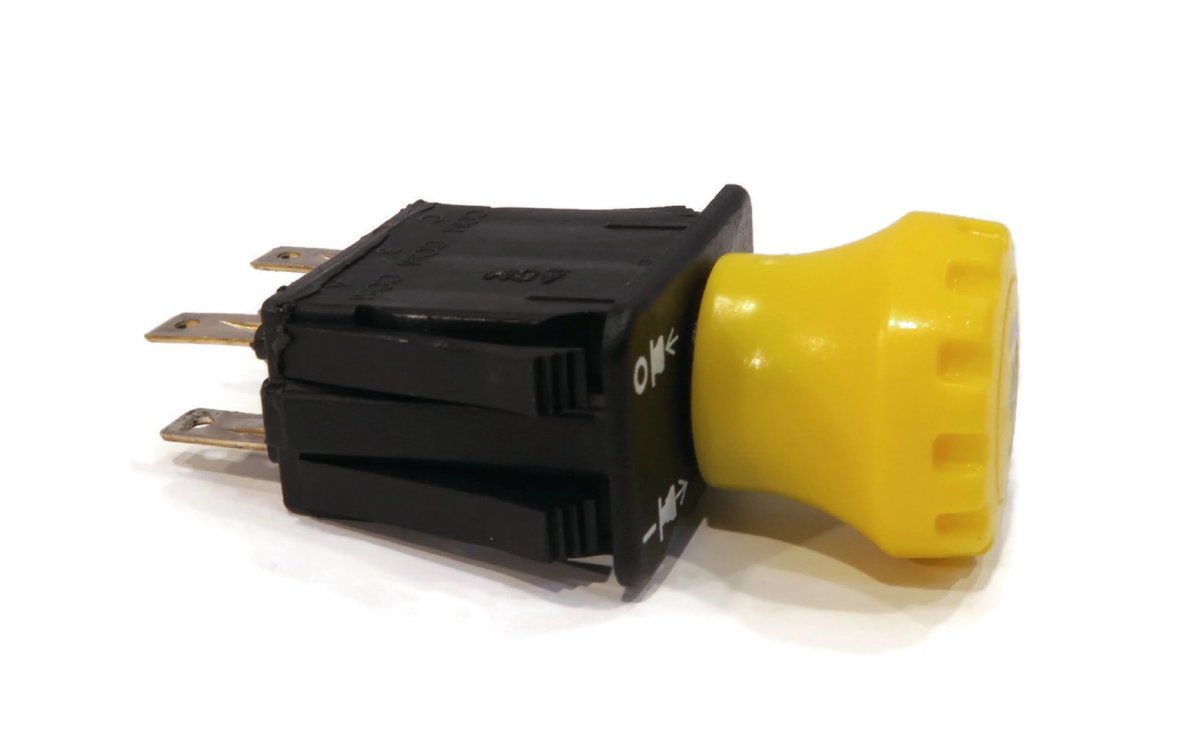 Pto Switch For Exmark Lz22kc603 Lz22kc604 Lz22lka523 Lz22lka604 Lz23ka604 5 Terminal 2 Position Push Pull Yellow Knob Snap