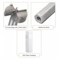 Uxcell Forstner Wood Boring Drill Bit 32mm Dia Hole Saw Carbide Alloy Steel Tip Hex Shank Cutting Tool For Plywood