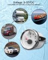 Boat Fuel Level Gauge 73-10 Ohms Empty-full For Marine Car Rv Yacht Motorcycle Automotive 52mm 9-32vdc White