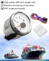 Boat Fuel Level Gauge 73-10 Ohms Empty-full For Marine Car Rv Yacht Motorcycle Automotive 52mm 9-32vdc White