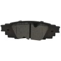Rear D1879 Metal 4pcs W Hardware Disc Brake Pad Set
