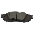 Rear D1879 Metal 4pcs W Hardware Disc Brake Pad Set