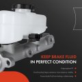 Brake Master Cylinder With Reservoir And Cap For Ford Lincoln Mercury Vehicles Crown Victoria 2001-2011 Town Car Grand Marquis
