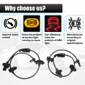 Uxcell 2pcs Front Left Right Driver And Passenger Side Abs Wheel Speed Sensor No 57450svaa03 57455svaa03 For Honda Civic