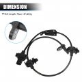 Uxcell 2pcs Front Left Right Driver And Passenger Side Abs Wheel Speed Sensor No 57450svaa03 57455svaa03 For Honda Civic