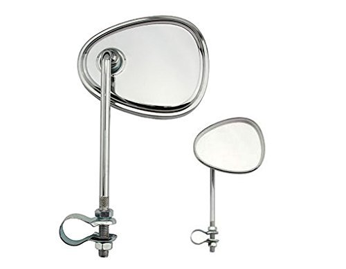 Lowrider Two V Mirror All Chrome Set Of Bike Mirrors Pair Bicycle 2