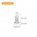 Uxcell St3x6mm White Screws Self Tapping 100pcs Pan Head Phillips Wood For Woodworking