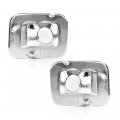 G-plus Front Clear Chrome Parking Signal Light Set Compatible With 2003-2008 H2 Hummer 2005-2008 Sut 844176005571