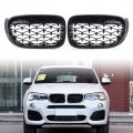 Newsmarts Car Black Diamond Meteor Latest Style Front Kidney Grille 51117338571 51137367421 51117338572 51137367422 For Bmw X3