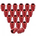Ocpty 12x1 5 Wheel Lug Nuts 20pcs Closed Red Nut 1 395 0 9 Oem Factory Replacement For Acura Honda Hyundai Mazda Scion Toyota