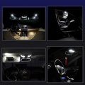 Wljh 6x Super Bright White 2835 Chip 6000k 28mm Led Visor Light Bulb Fuse 29mm 6614f 6612f Festoon Double End For Cars Interior