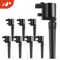A-premium Engine Ignition Coil Pack Compatible With Lincoln Ls 2000-2006 Jaguar S-type 2000-2002 Ford Thunderbird 2002-2005 3