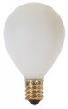 Satco S3830-25pk G12 1 2 Pear Incandescent Globe Light Bulb 2700k Satin White 25-pack