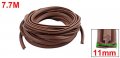Uxcell 11mm Width Rubber Door Window Glass Strip Seal Draught Excluder Brown 7 7m Length
