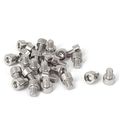 Uxcell M5x6mm 316 Stainless Steel Metric Hex Socket Head Cap Screws Fasteners 25 Pcs