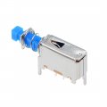 Uxcell Push Button Switch Spst 3 Pin 1 Position Self-locking Blue 20pcs