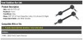 Front Stabilizer Bar Link Kit 2 Piece Compatible With 1998-2002 Ford Crown Victoria