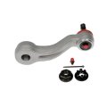 Steering Idler Arm For Chevy C1500 Suburban K1500 1994 1999 Black Coated Steel With Castle Nut Cotter Pin Zerk Fitting 26059030