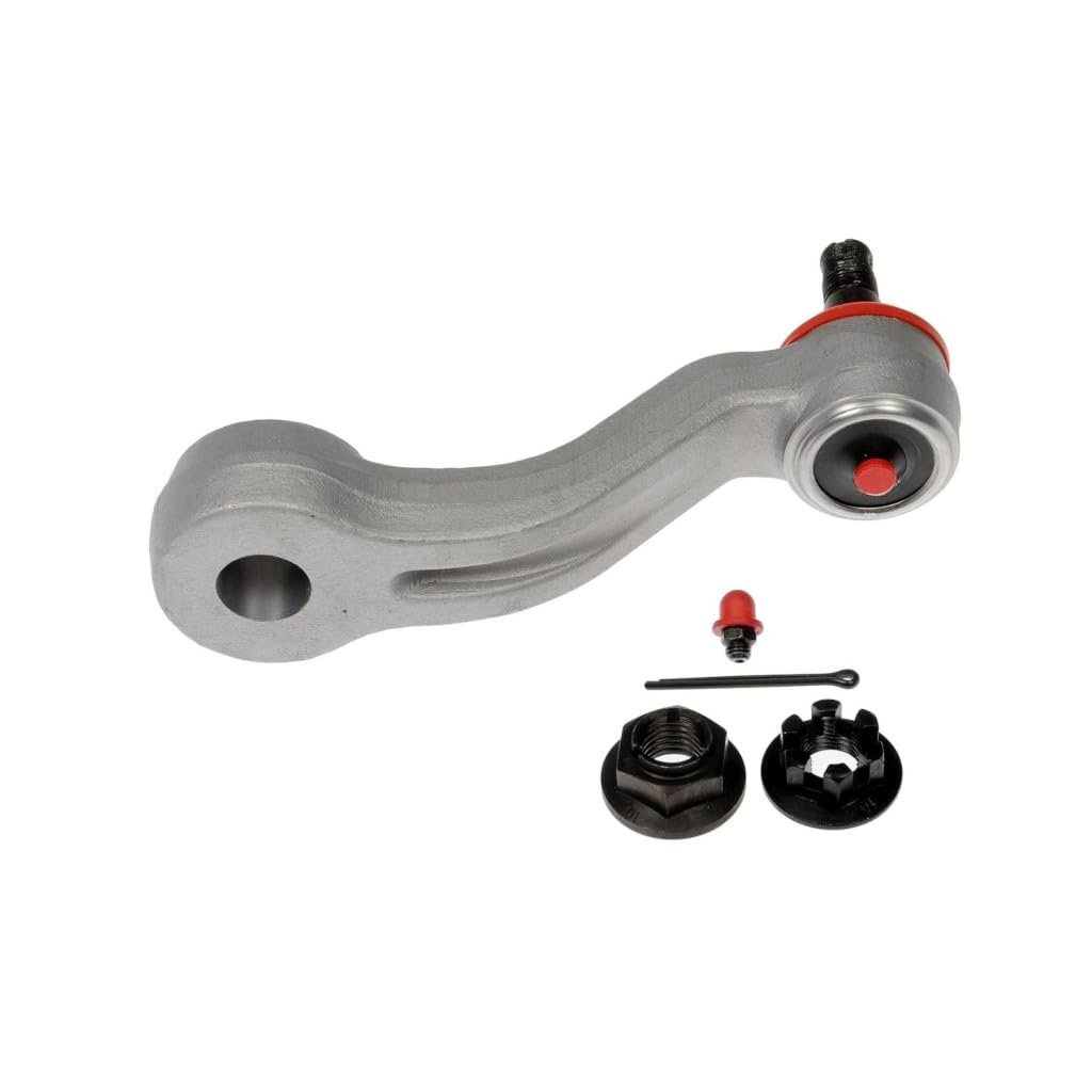 Steering Idler Arm For Chevy C1500 Suburban K1500 1994 1999 Black Coated Steel With Castle Nut Cotter Pin Zerk Fitting 26059030