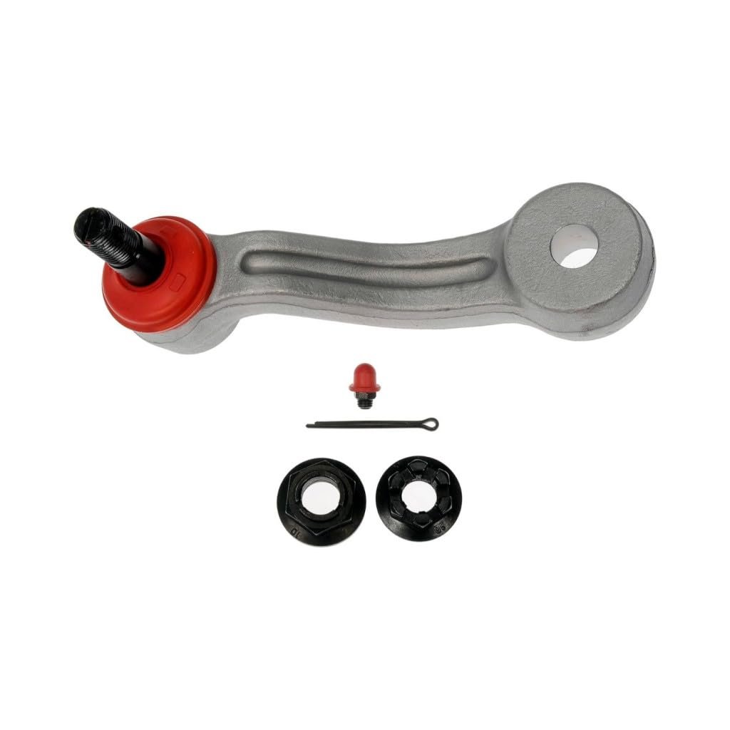 Steering Idler Arm For Chevy C1500 Suburban K1500 1994 1999 Black Coated Steel With Castle Nut Cotter Pin Zerk Fitting 26059030