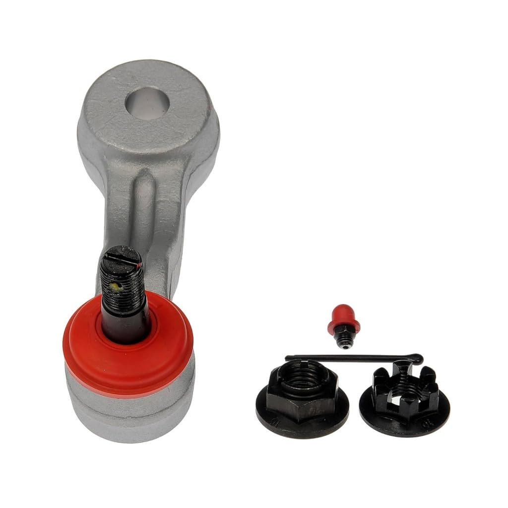 Steering Idler Arm For Chevy C1500 Suburban K1500 1994 1999 Black Coated Steel With Castle Nut Cotter Pin Zerk Fitting 26059030