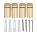 4 Pcs 0 6 X 1 Standoff Screws Aluminum Alloy Wall Mount Sign Mounting Hardware Kit With 4pcs For Hanging Acrylic Glass Signs 