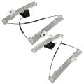 Front Left And Right Power Window Regulator Without Motor For 2011 2012 2013 2014 Dodge Avenger Chrysler 200 Part Number 752 