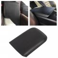 Hecasa Center Console Armrest Lid Cover Compatible With 2005-2009 Ford Mustang Replacement For 5r3z6306024aac Top Pad Black 