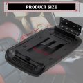 Hecasa Center Console Armrest Lid Cover Compatible With 2005-2009 Ford Mustang Replacement For 5r3z6306024aac Top Pad Black