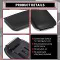Hecasa Center Console Armrest Lid Cover Compatible With 2005-2009 Ford Mustang Replacement For 5r3z6306024aac Top Pad Black