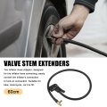 60cm 23 62 Tyre Inflator Hose Adapter Deflatable With Connector Extension