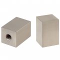 Aspen Creative 24031-22 Rectangular Cube Finial For Lamp Shade 2 Pack Brushed Nickel 