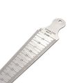 Welding Taper Gauge Weld Hole Diameter Gage 15-30mm5 8-3 16 Laser Engraving Inch Mm Yellow Packed